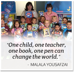 One child, one teacher, one pen, one book can change the world. - Malala Yousafzai